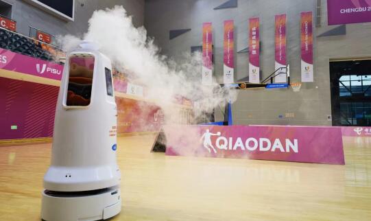 消毒機器人消殺狀態圖片展示